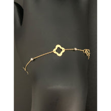Load image into Gallery viewer, 18K Gold Bracelet with Charms Size 6 plus 0.75 inches extensions 1.17 grams - Rafant
