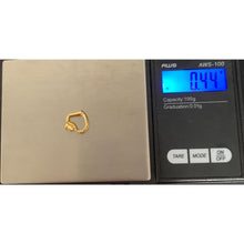 Load image into Gallery viewer, 18K Gold Pendant Open Heart 0.44 grams - Rafant
