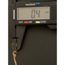 Load image into Gallery viewer, 18K Gold Necklace Chain 16.5 inches Love Heart Pendant 1.60 grams - Rafant
