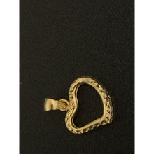 Load image into Gallery viewer, 18K Gold Pendant Charm Open Heart 0.44 grams - Rafant
