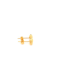 Load image into Gallery viewer, 18K Yellow Gold Earrings Stud Heart 1.24 grams Small - Rafant
