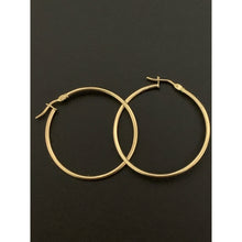 Load image into Gallery viewer, 18K Gold Earrings Hoops Loops 1.58 grams - Rafant
