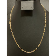 Load image into Gallery viewer, 18K Yellow Gold Necklace Chain Link 19 inches - Rafant
