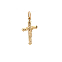 Load image into Gallery viewer, 18K Gold Pendant Cross Jesus Christ Religious 1.27 grams - Rafant
