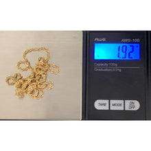 Load image into Gallery viewer, 18K Gold Necklace Rope Chain 19.75 inches 1.92 grams - Rafant
