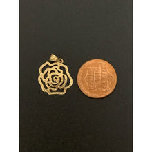 Load image into Gallery viewer, 18K Gold Pendant Flower 0.83 grams - Rafant
