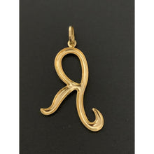 Load image into Gallery viewer, 18K Gold Pendant Letter R 1.35 grams - Rafant
