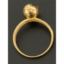 Load image into Gallery viewer, 18K Gold Ring Ball 1.36 grams Size 5.75 - Rafant
