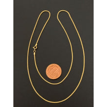 Load image into Gallery viewer, 18K Gold Necklace Chain Popcorn 20 inches 1.96 grams - Rafant
