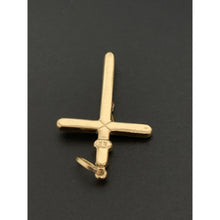 Load image into Gallery viewer, 18K Gold Pendant Jesus Christ Cross White Yellow Gold 2.08 grams - Rafant
