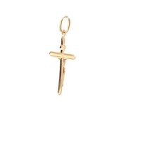 Load image into Gallery viewer, 18K Gold Pendant Cross Jesus Christ 0.67 grams - Rafant
