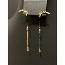 Load image into Gallery viewer, 18K Yellow Gold Earrings Post Dangling - Rafant
