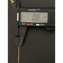 Load image into Gallery viewer, 18K Gold Necklace Chain Cable Link 16 inches Infinity - Rafant
