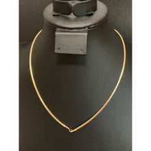 Load image into Gallery viewer, 18K Gold Necklace Omega Soft Mesh Flexible Size 17.75 inches 1.27 grams - Rafant
