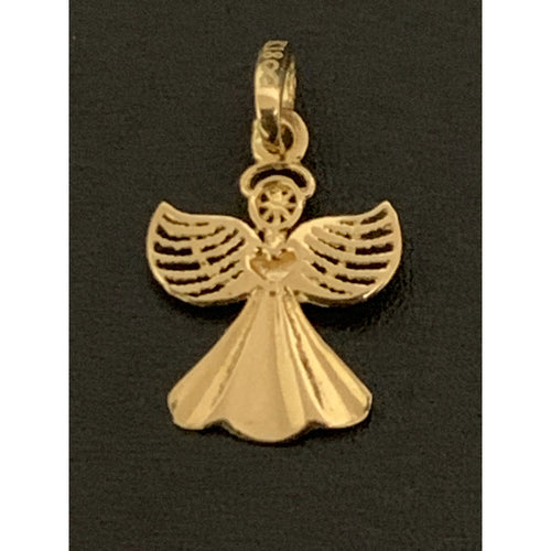 18K Gold Pendant Angel 0.56 grams - Rafant