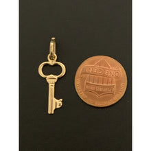 Load image into Gallery viewer, 18K Gold Pendant Key - Rafant
