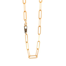 Load image into Gallery viewer, 18K Yellow Gold Bracelet Paperclip 7 Inches 1.69 grams - Rafant
