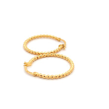 Load image into Gallery viewer, 18K Yellow Gold Earrings Hoops 2.31 grams - Rafant
