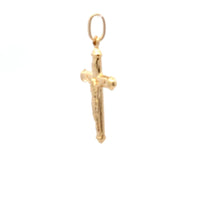 Load image into Gallery viewer, 18K Gold Pendant Cross Jesus Christ Religious 1.27 grams - Rafant
