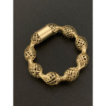 Load image into Gallery viewer, 18K Gold Ring Soft Mesh 0.53 grams Size 5 Dainty Lightweight Delicate - Rafant
