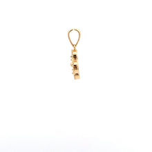 Load image into Gallery viewer, 18K  Yellow Gold Pendant Flower 1.15 grams Small - Rafant
