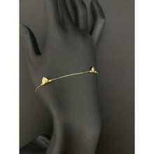 Load image into Gallery viewer, 18K Gold Bracelet Heart 1.30 grams Size 7.5 inches - Rafant
