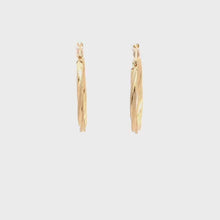 Load and play video in Gallery viewer, 18K Yellow Gold Earrings Spiral 1.31 grams
