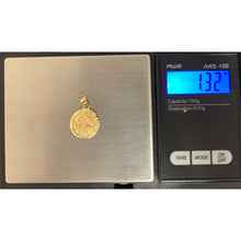 Load image into Gallery viewer, 18K Gold Pendant Saint Benedict Religious 1.32 grams - Rafant
