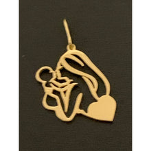 Load image into Gallery viewer, 18K Gold Pendant Mom Child 0.88 grams - Rafant
