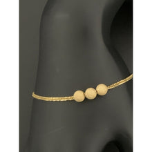 Load image into Gallery viewer, 18K Gold Bracelet Frosted Balls Size 7.5&quot; - Rafant
