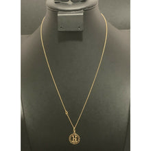 Load image into Gallery viewer, 18K Saudi Gold Necklace Chain 19.50&quot; with Zodiac Sign Gemini - Rafant
