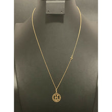 Load image into Gallery viewer, 18K Saudi Gold Necklace Chain 19.50&quot; with Zodiac Sign Gemini - Rafant
