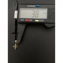 Load image into Gallery viewer, 18K Gold Earrings Stud Ball Polished Tiny Small 0.93 grams - Rafant
