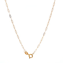 Load image into Gallery viewer, 18K Gold Necklace Chain 17.75 inches Paperclip 0.74 grams Very Tiny Links - Rafant
