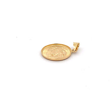 Load image into Gallery viewer, 18K Yellow Gold Lucky Dragon Pendant Round 1.41 grams - Rafant
