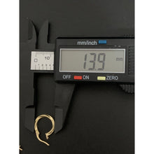 Load image into Gallery viewer, 18K Gold Earrings Hoops Loops Small 0.87 grams - Rafant
