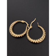 Load image into Gallery viewer, 18K Gold Earrings Hoops Loops 1.66 grams - Rafant
