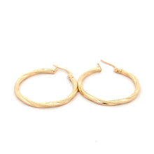 Load image into Gallery viewer, 18K Yellow Gold Earrings Spiral 1.31 grams - Rafant
