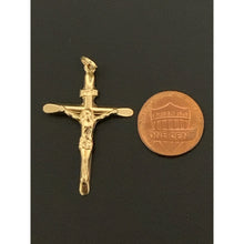 Load image into Gallery viewer, 18K Gold Pendant Cross 1.37 grams - Rafant
