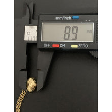 Load image into Gallery viewer, 18K Gold Bracelet Rolo 7.5 inches with Puffed Heart Charm 1.76 grams - Rafant
