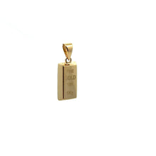 Load image into Gallery viewer, 18K Gold Pendant Bar Small 1.32 grams - Rafant
