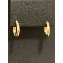 Load image into Gallery viewer, 18K Gold Earrings Hoops Loops Small 0.87 grams - Rafant

