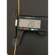 Load image into Gallery viewer, 18K Gold Necklace Rope Chain Only 17.75 inches 1.69 grams - Rafant
