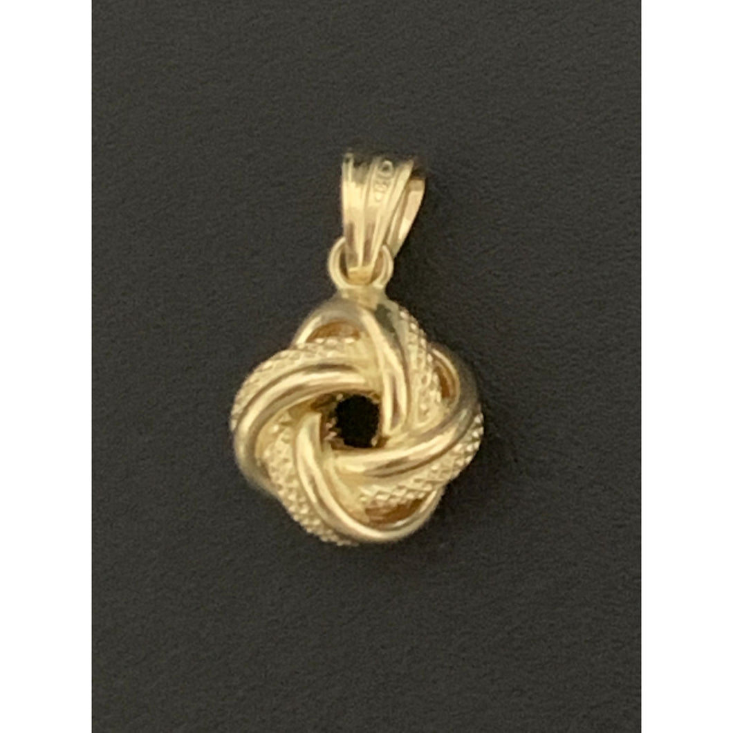 18K Gold Pendant Knot 1.10 grams - Rafant