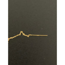 Load image into Gallery viewer, 18K Gold Japan Flower Earrings Threader 0.46 grams - Rafant
