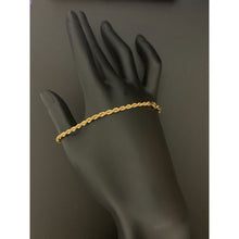 Load image into Gallery viewer, 18K Gold Bracelet Rope Size 8 inches 2.47 grams - Rafant
