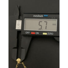 Load image into Gallery viewer, 18K Gold Bracelet Paperclips 7.25 inches with Ball Heart Charms 2.25 grams - Rafant
