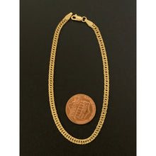 Load image into Gallery viewer, 18K Gold Bracelet Curb Chain 2.62 grams Size 7.5 inches - Rafant
