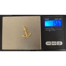 Load image into Gallery viewer, 18K Gold Pendant Anchor 1.56 grams - Rafant

