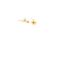 Load image into Gallery viewer, 18K Yellow Gold Earrings  Stud Ball Polished 0.87 grams - Rafant
